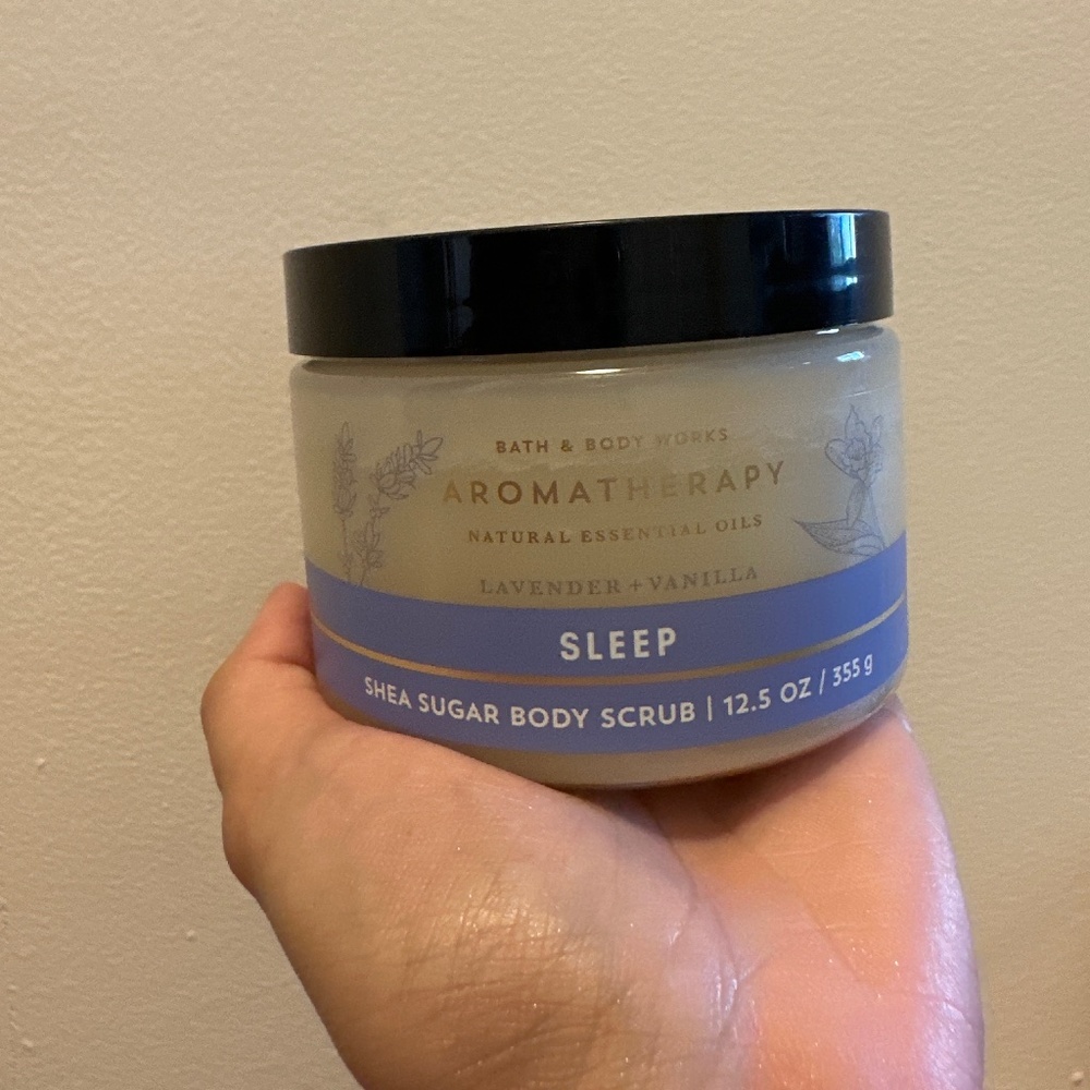 Lavender + Vanilla BBW Aromatherapy Shea Sugar Body Scrub